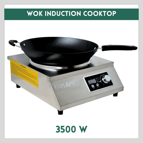 Commercial Induction Cooktop 3.5 Kw Wok